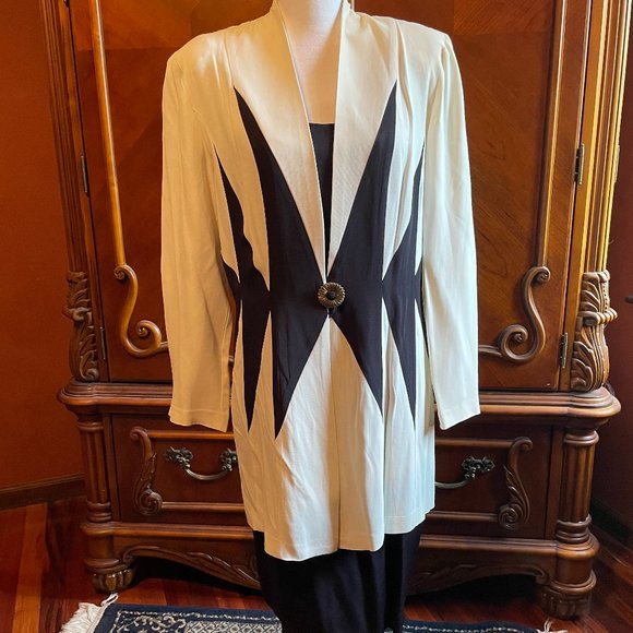 Lauren Michaels Dresses & Skirts - "Lauren Michaels" White Jacket Dress